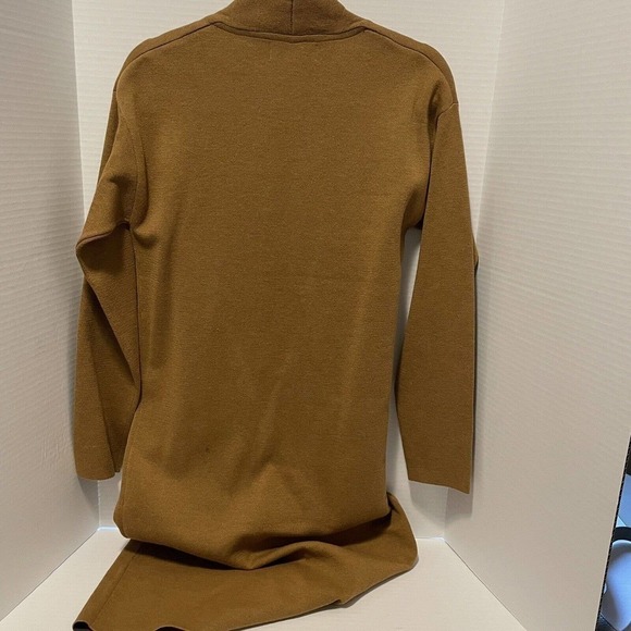 Magashoni Sweater, Cardigan, Duster Size S Burnt Umber, Gray with Pockets - Picture 2 of 7